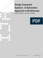 Design Constraint Systems - A Generative Approach to Architecture