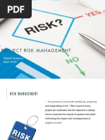 Mark Debono - Understanding Risk in The Field of Project Management