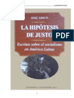 Arico, José. La hipótesis de Justo. Estudios sobre el socialismo en América Latina.pdf