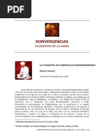 La Filosofía de Sarvepalli Radhakrishnan. Michel Hawley.