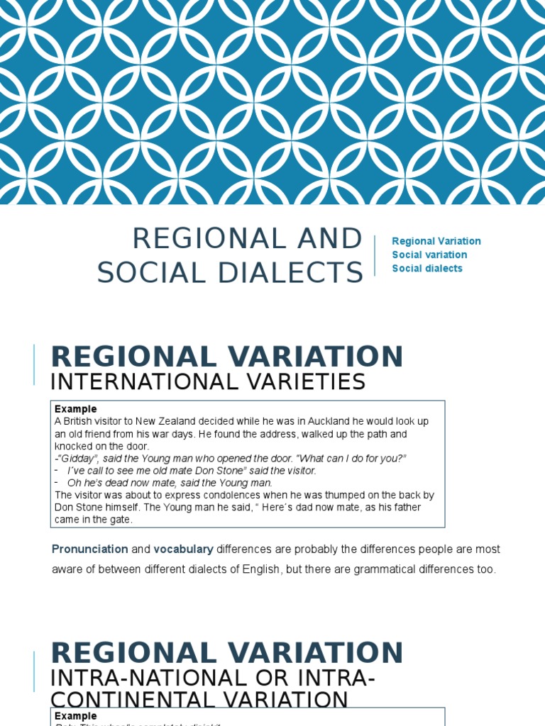 Regional and Social Dialects Guide | PDF | Standard Chinese | Dialect
