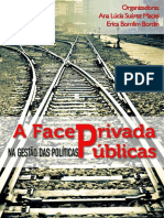 Ebook A Face Privada Na Gestão Das Políticas Públicas PDF