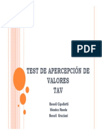 Test de Apercepción de Valores