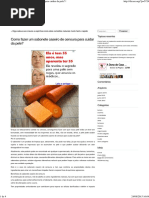 Como Fazer Um Sabonete Caseiro de Cenoura Para Cuidar Da Pele_