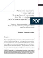 Katherine Giselle Mora - Descripciones de Viajeros e Historia Agraria Sabana de Bogotá Siglo XIX