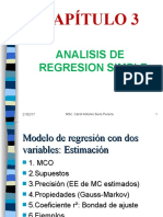 Análisis de Regresión Simple