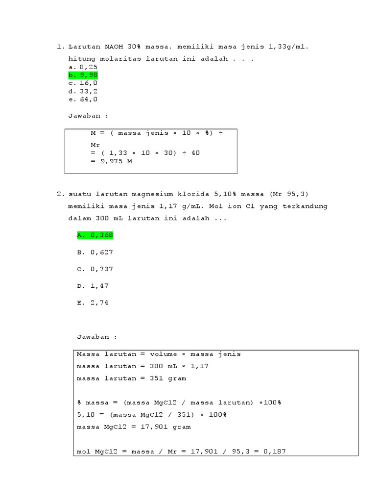 Soal | PDF | Metode & Bahan Ajar | Sains & Matematika