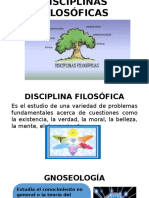 DISCIPLINAS FILOSÓFICAS