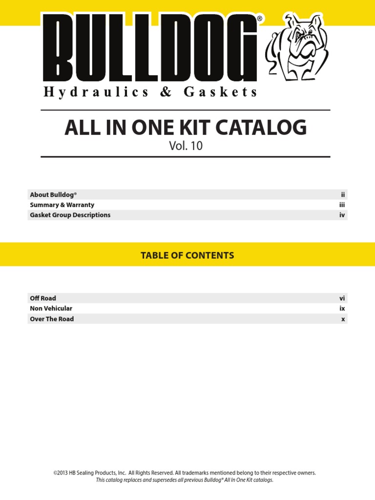 Bulldog All in ECatalog | PDF | Packaging And Labeling | Indemnity