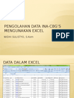 Pengolahan Data Ina-Cbg's Mengunakan Excel
