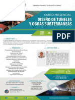 Diseno de Tuneles y Obras Subterraneas