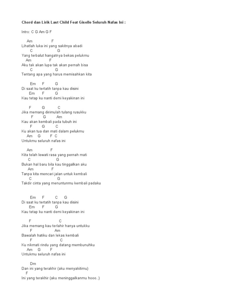 Kumpulan Chord  Gitar  Kumpulan Chord  Gitar