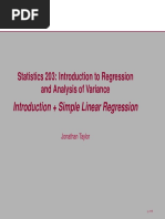 Introduction To Regression and Analysis of Variance PDF