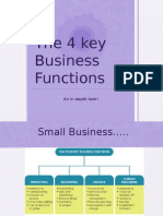 The 4 Key Business Functions: An in Depth Look!