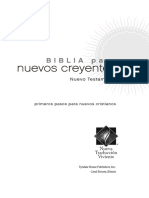 Biblia para Nuevos Creyentes