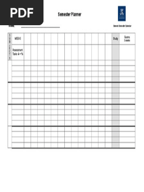 Unimelb Semester Planner