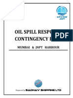 Oil Spill Response Contingency Plan For Mumbai & JNPT Harbour