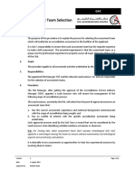 AC 5.0 v.4 Assessment Preparation and Team Selection