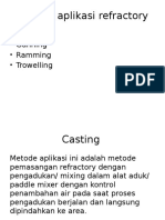 Metode Aplikasi Refractory