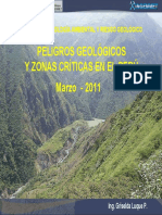 Peligrosgeolgicosyzonascrticasenelperu PDF