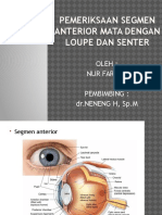 PEMERIKSAAN SEGMEN ANTERIOR MATA DENGAN LOUPE DAN SENTER.pptx