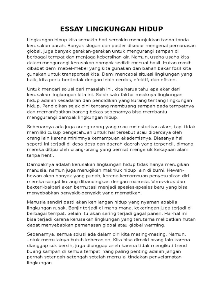 Esai bahasa inggris image