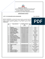 SU Ad Non Teaching Recruitment 2015 PDF