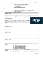 Final Year Project Title and Synopsis Form