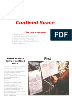 Confined Space: Five Rules Program