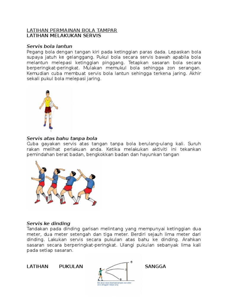 Permainan Bola Tampar Pdf