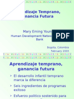 Aprendizaje Temprano, Ganancias Futuras-Mary Young