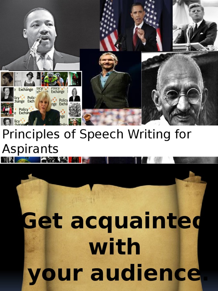 Principles of Speech Writing