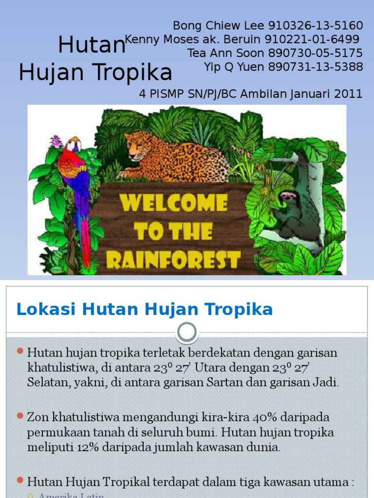 Hutan Hujan Tropika  PDF