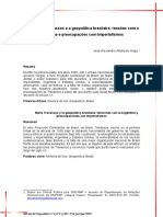 Mario Travassos e A Geopolítica Brasileira: Tensões Com A Argentina e Preocupações Com Imperialismos - José Alexandre Altahyde Hage