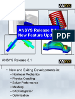 ANSYS 8-1 Release New Features