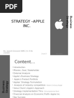 Strategy - Apple Inc - Project PPT (Recovered)