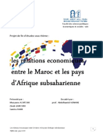 2015 Fsjess Les Relations Economiques Entre Le Maroc Et Les Pay