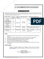 Job Opportunities: Name of Post No. of Vacancies Place of Posting Max Age Limit Qualification & Experience