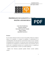 Propiedad e Igualdad, Rousseau, Carlos Portillo (Parametrizado)