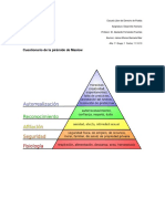 Cuestionario. Pirámide de Maslow