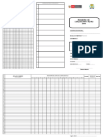 Formato Registro de Evaluacion y Notas - 2016