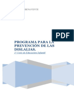 PROGRAMA PREVENCIÓN DE LAS DISLALIASnn PDF
