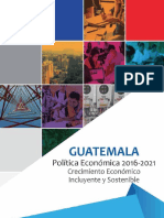 Política Económica Guatemala 2016-2021 PDF