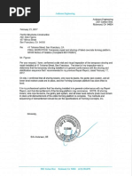 Letter Allowing Work to Resume at 41 Tehama St. in San Francisco