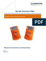 Crowcon Clip and Clip+ User Manual Iss 3 Feb 15 Spanish