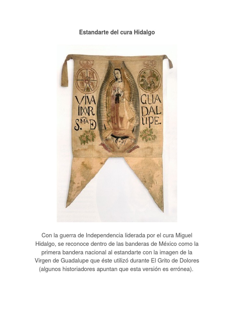 Estandarte del cura Hidalgo.doc Los símbolos México