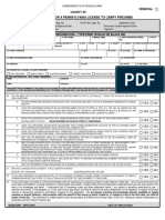 Application For A Pennsylvania License To Carry Firearms - SP 4-127 FINAL