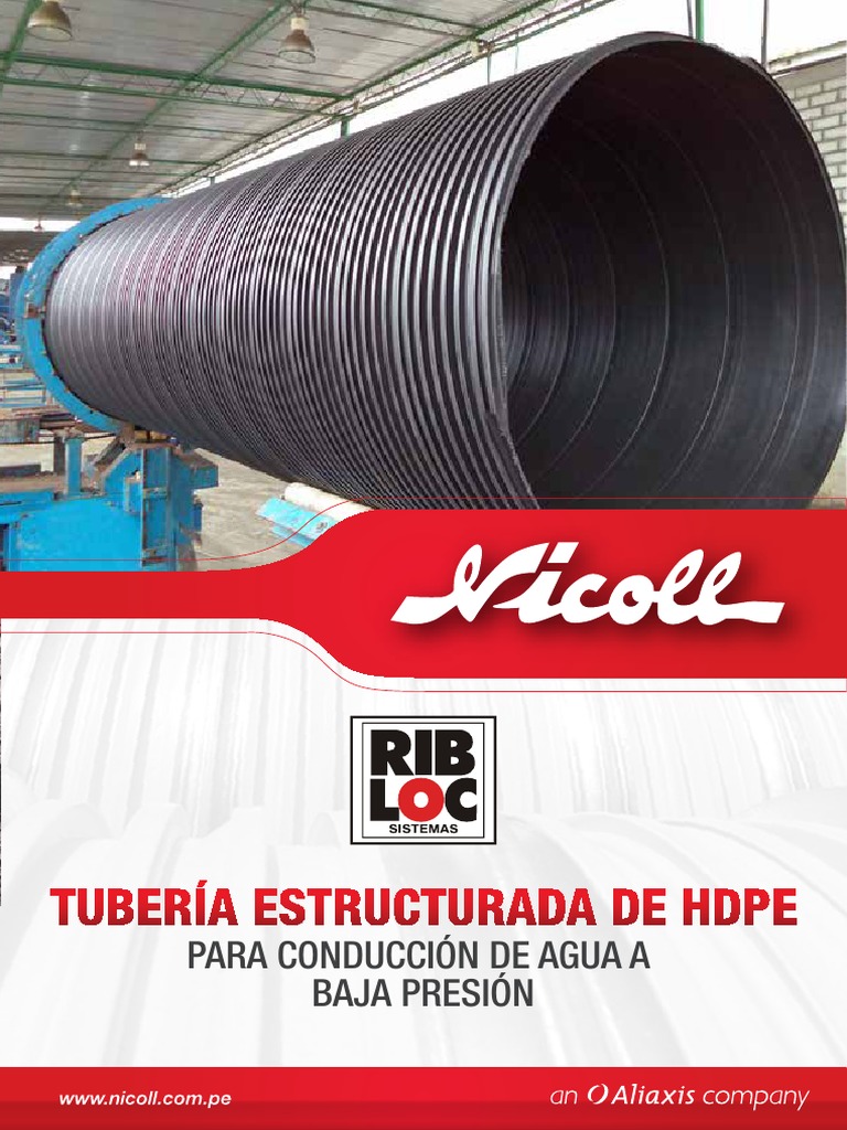 Brochure RIB LOC Hdpe | PDF | Tubería (transporte de fluidos) | Acetato