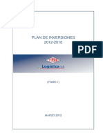 Plan de Inversiones 2012-2016, Logistica YPFB (Tomo 1), Marzo 2012.pdf