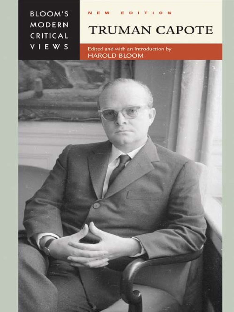 Truman Capote Bloom S Modern Classics New Edition Harold Bloom Ed